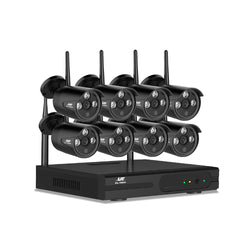 Wireless Cctv Security System 8Ch Nvr 3Mp 8 Bullet Cameras