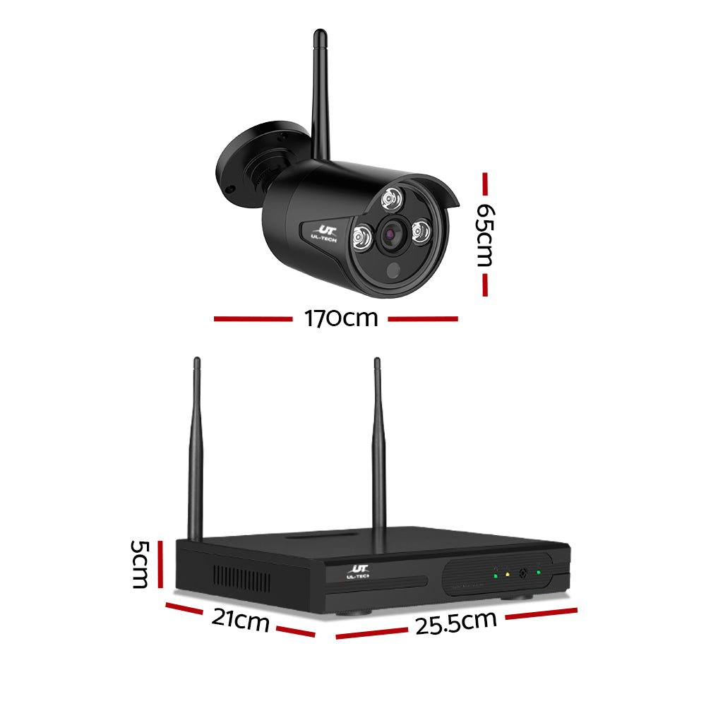 Wireless Cctv Security System 8Ch 3Mp 8 Bullet Cameras 1Tb