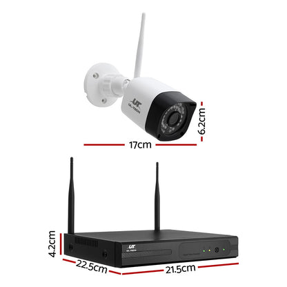 3MP Wireless CCTV 8CH 8 Square Camera