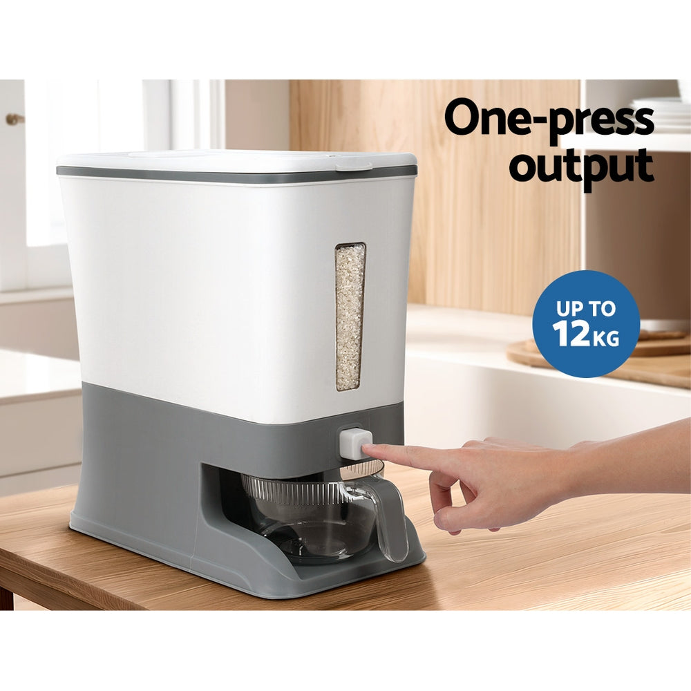 Rice Cereal Dispenser Grain Container 12KG