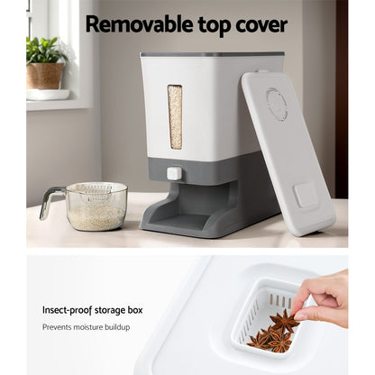 Rice Cereal Dispenser Grain Container 12KG