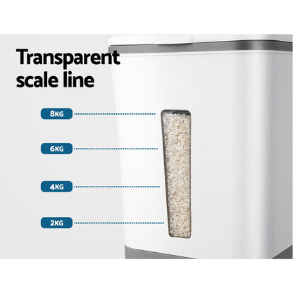 Rice Cereal Dispenser Grain Container 12KG