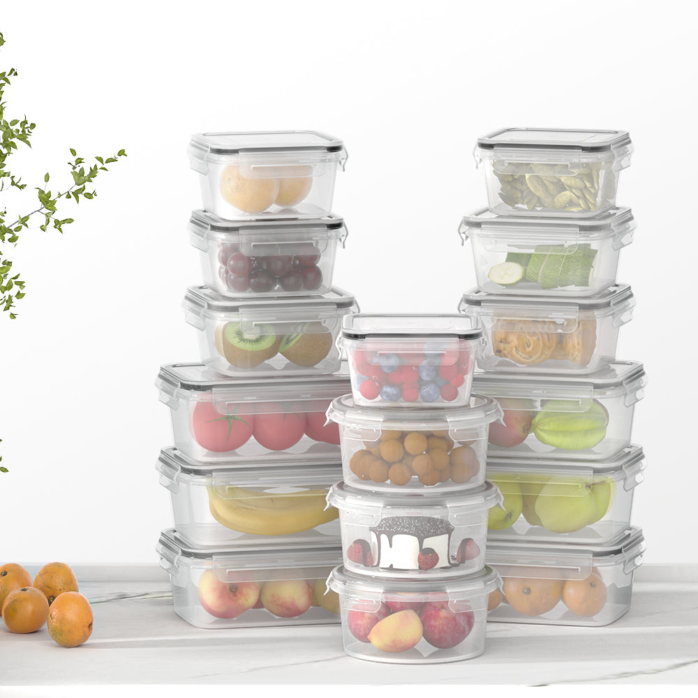 Cereal Dispenser Food Storage Container 16Pcs