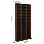 Bookshelf Cd Storage Rack - Bert Brown