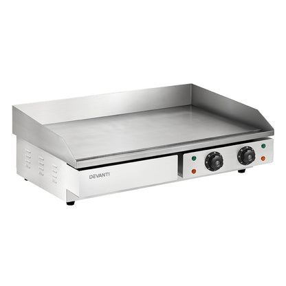 Commercial Electric Griddle 73Cm Bbq Grill Plate 4400W