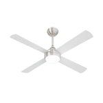 52'' AC Ceiling Fan with Light Remote Control 4 Blades