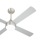 52'' AC Ceiling Fan with Light Remote Control 4 Blades