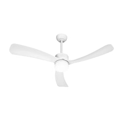 52" Ceiling Fan LED Light 5 Speed Fans Remote Control White