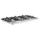 Comfee 90cm Gas Cooktop Stainless Steel 5 Burner Kitchen Gas Stove Cook Top NG LPG,Silver