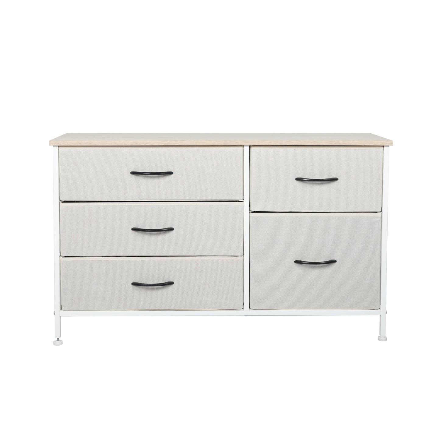 Ergonomic Storage Cabinet Tower Chest of Beige  Scandi Inspired