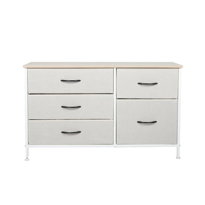 Ergonomic Storage Cabinet Tower Chest of Beige  Scandi Inspired