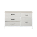 Ergonomic Storage Cabinet Tower Chest of Beige  Scandi Inspired