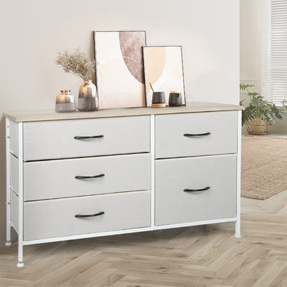 Ergonomic Storage Cabinet Tower Chest of Beige  Scandi Inspired
