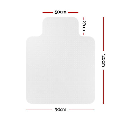 Chair Mat Carpet Floor Protectors PVC Home Office Room Mats 120x90 cm