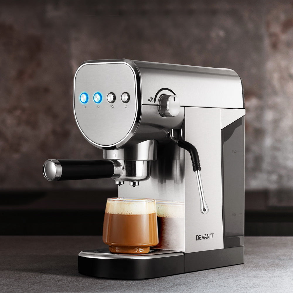 20 Bar Coffee Machine Espresso Cafe Maker - 14×29×30cm