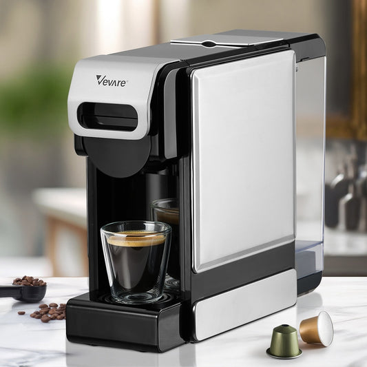 Capsule Coffee Machine 5 in 1 19Bar Nespresso Pod And K-Cup Maker