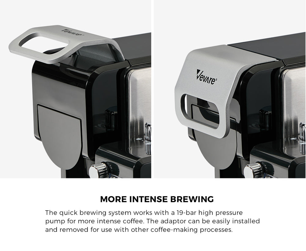 Capsule Coffee Machine 5 in 1 With Milk Frother Nespresso Pod Maker