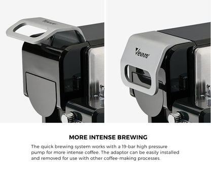 Capsule Coffee Machine 5 in 1 With Milk Frother Nespresso Pod Maker