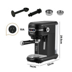 Espresso Capsule Coffee Machine Milk Frother | HomeAndLiving