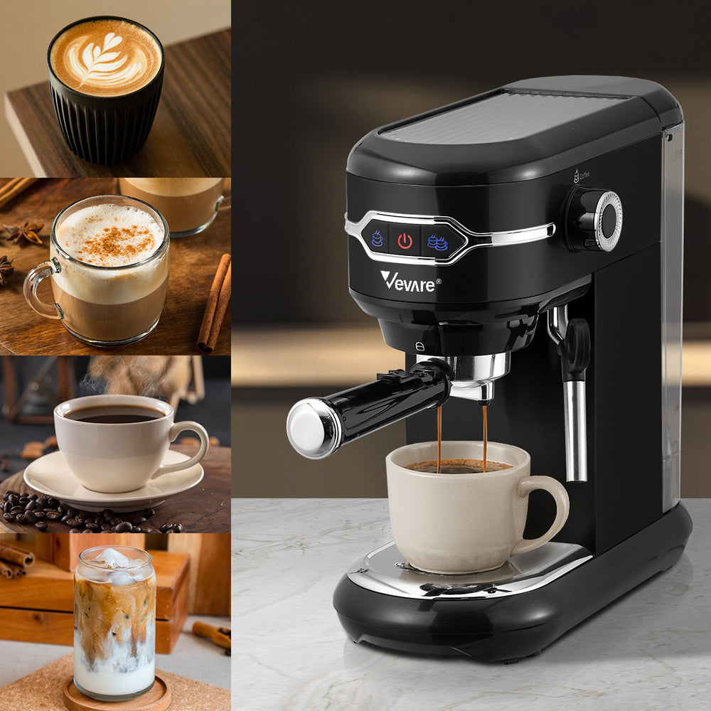 Espresso Capsule Coffee Machine Milk Frother | HomeAndLiving