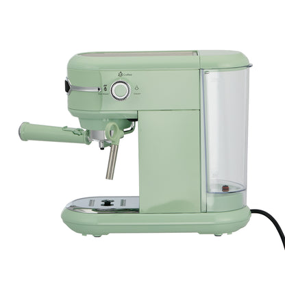 Coffee Machine Latte Cappuccino Maker 19 Bar With Milk Frother Mint