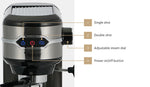 Coffee Machine Latte Cappuccino Maker 19 Bar With Milk Frother Mint