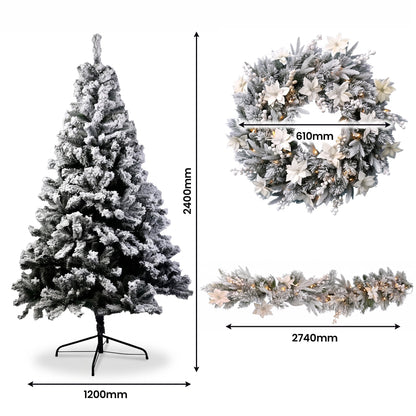 Snow Christmas 3pc Set