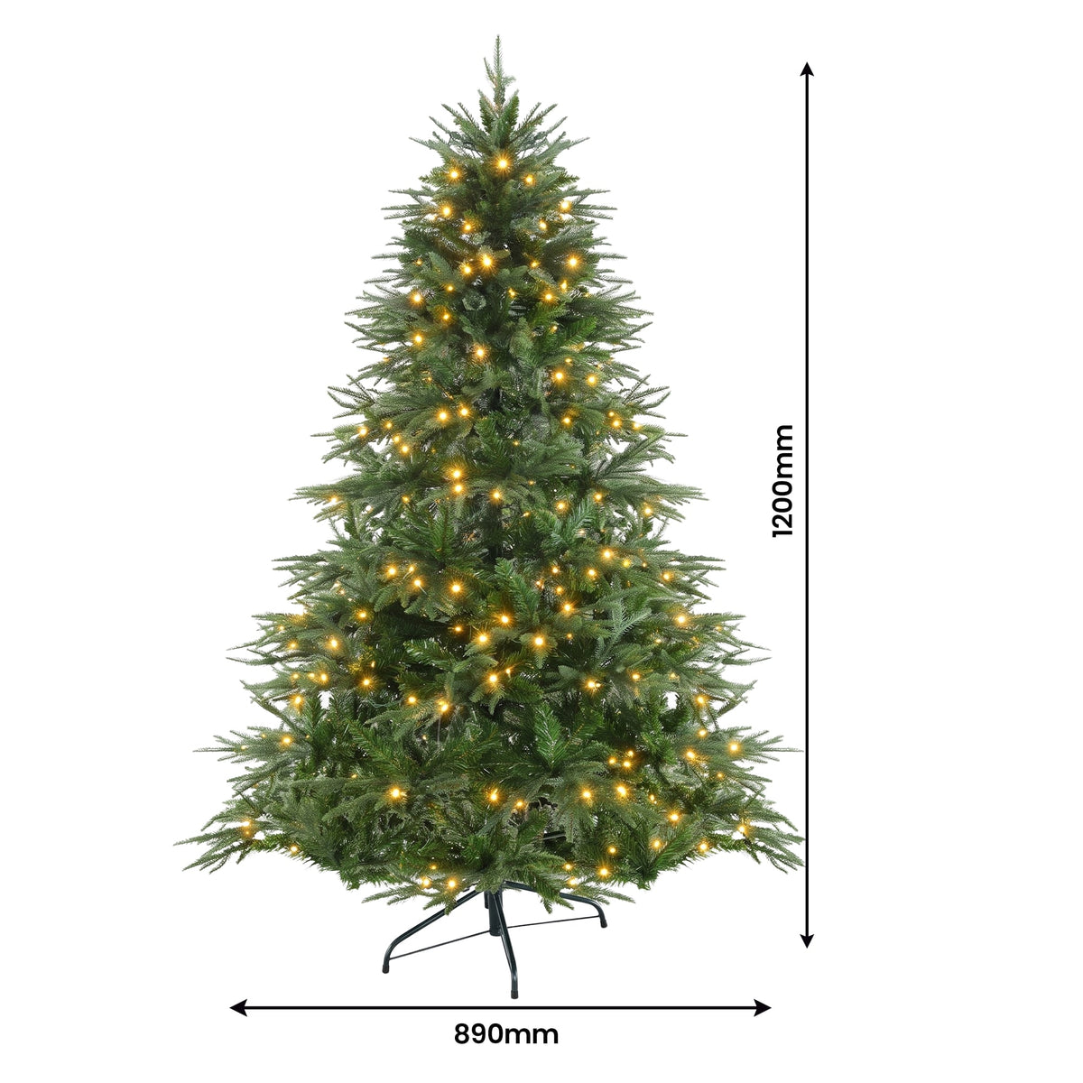 Christmas Tree Set White LED Lights