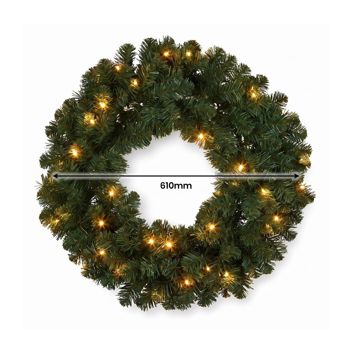 Christmas Tree Set White LED Lights