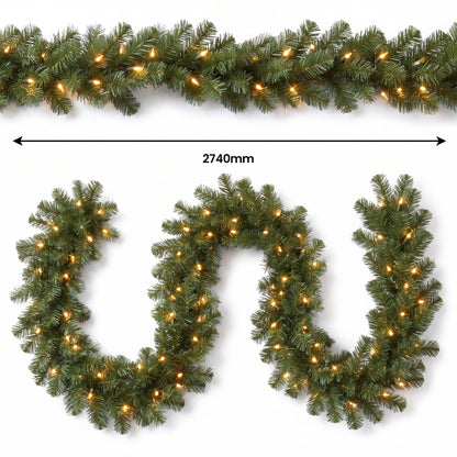 Christmas Tree Set White LED Lights