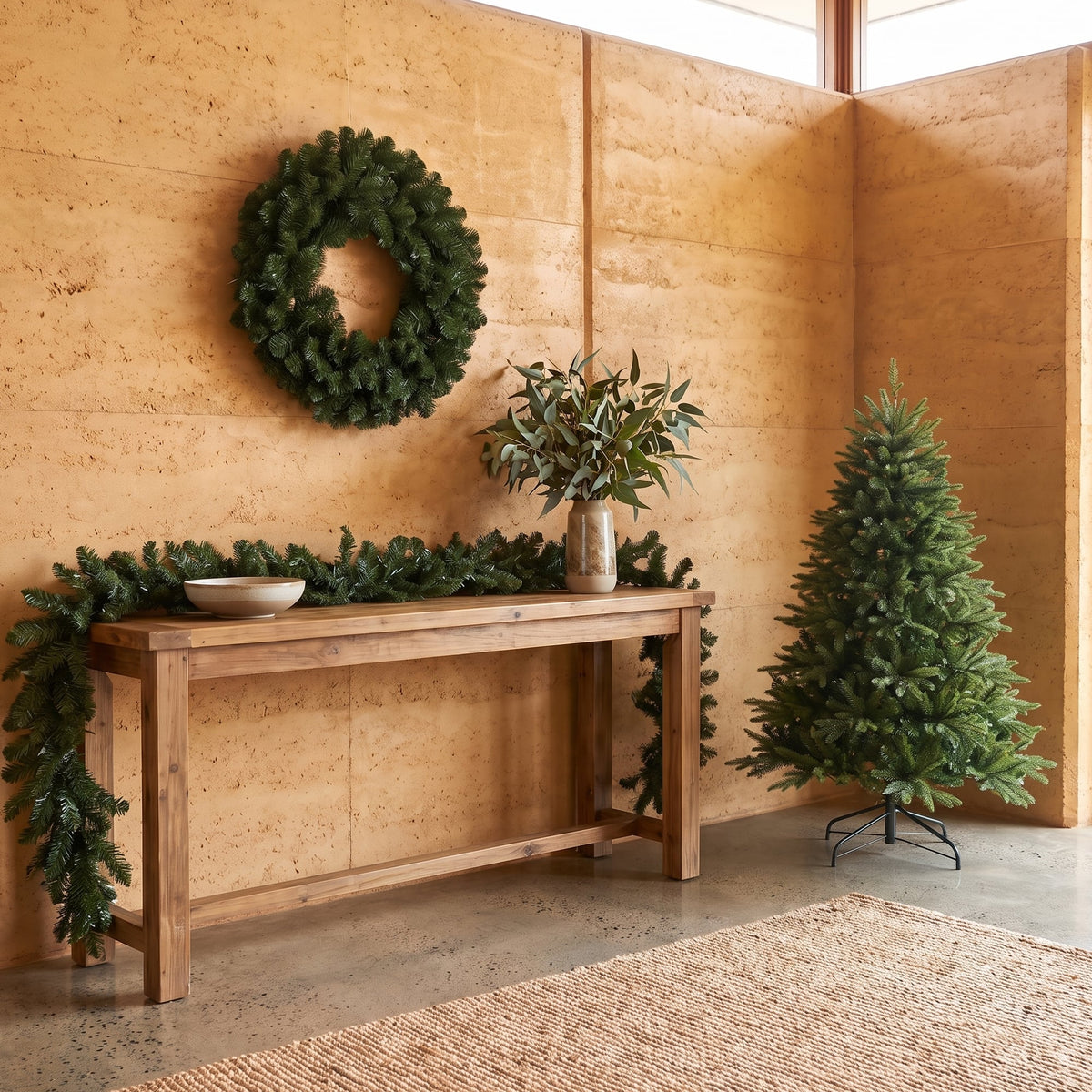 Christmas Tree Set White LED Lights