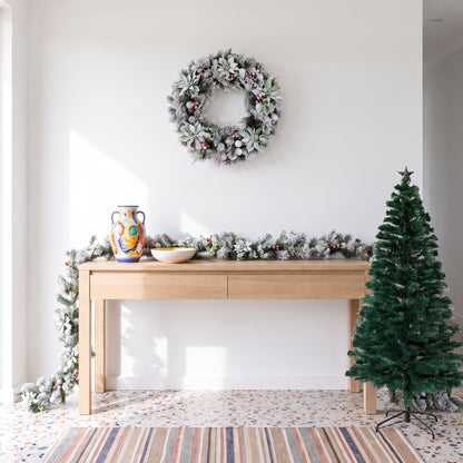 Fibre Optic Christmas Tree White 68x14x15cm