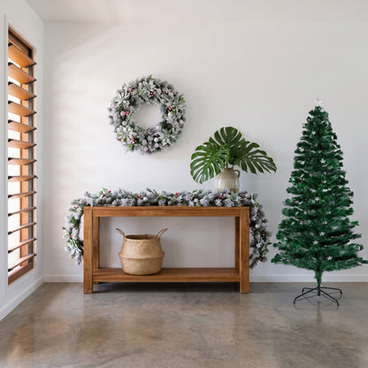 Fibre Optic Christmas Tree White 78x16x18cm