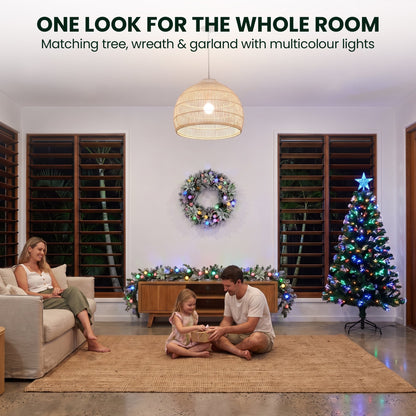 Fibre Optic Christmas Tree White 78x16x18cm