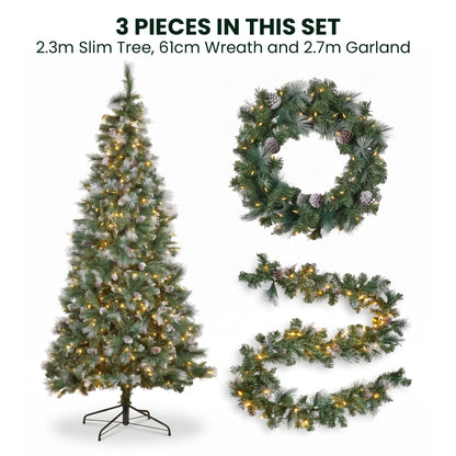 Christmas Tree Warm White LEDs 61x15cm