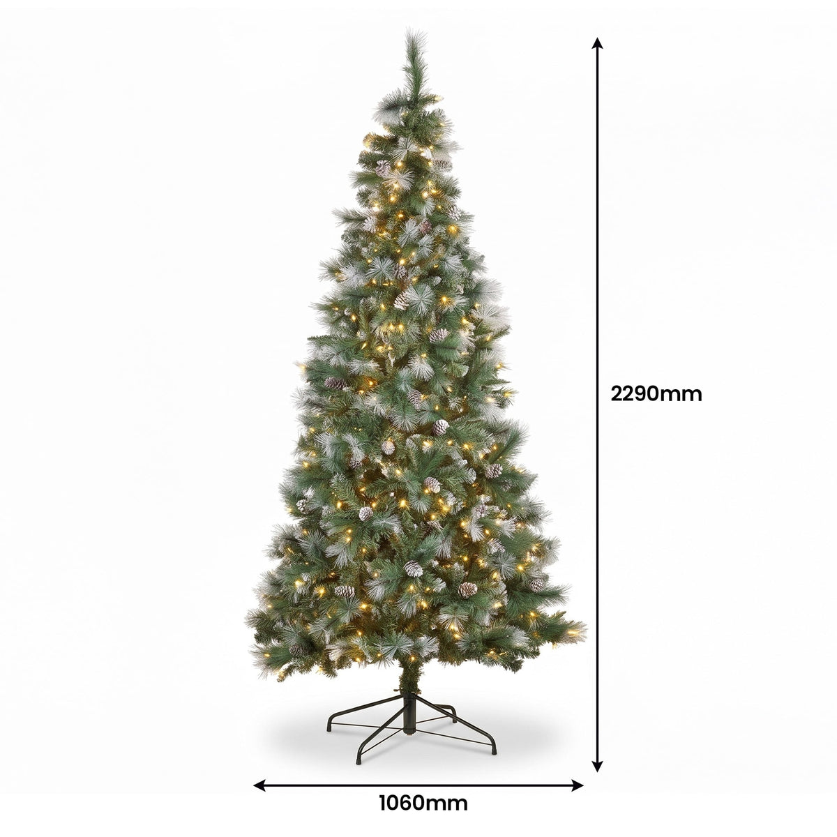 Christmas Tree Warm White LEDs 61x15cm