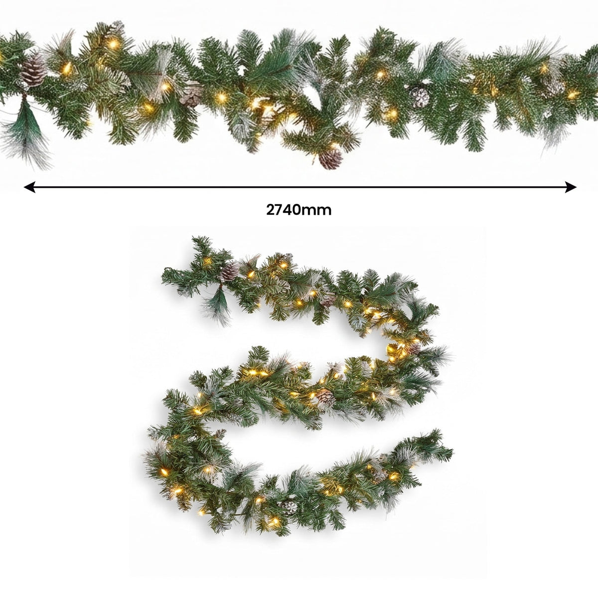 Christmas Tree Warm White LEDs 61x15cm