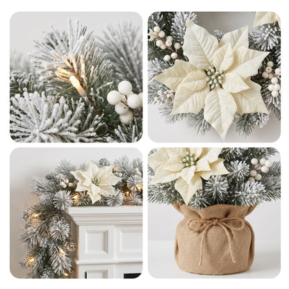 Frosted Christmas Set 61cm