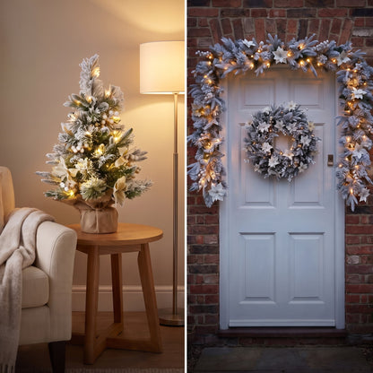 Frosted Christmas Set 61cm