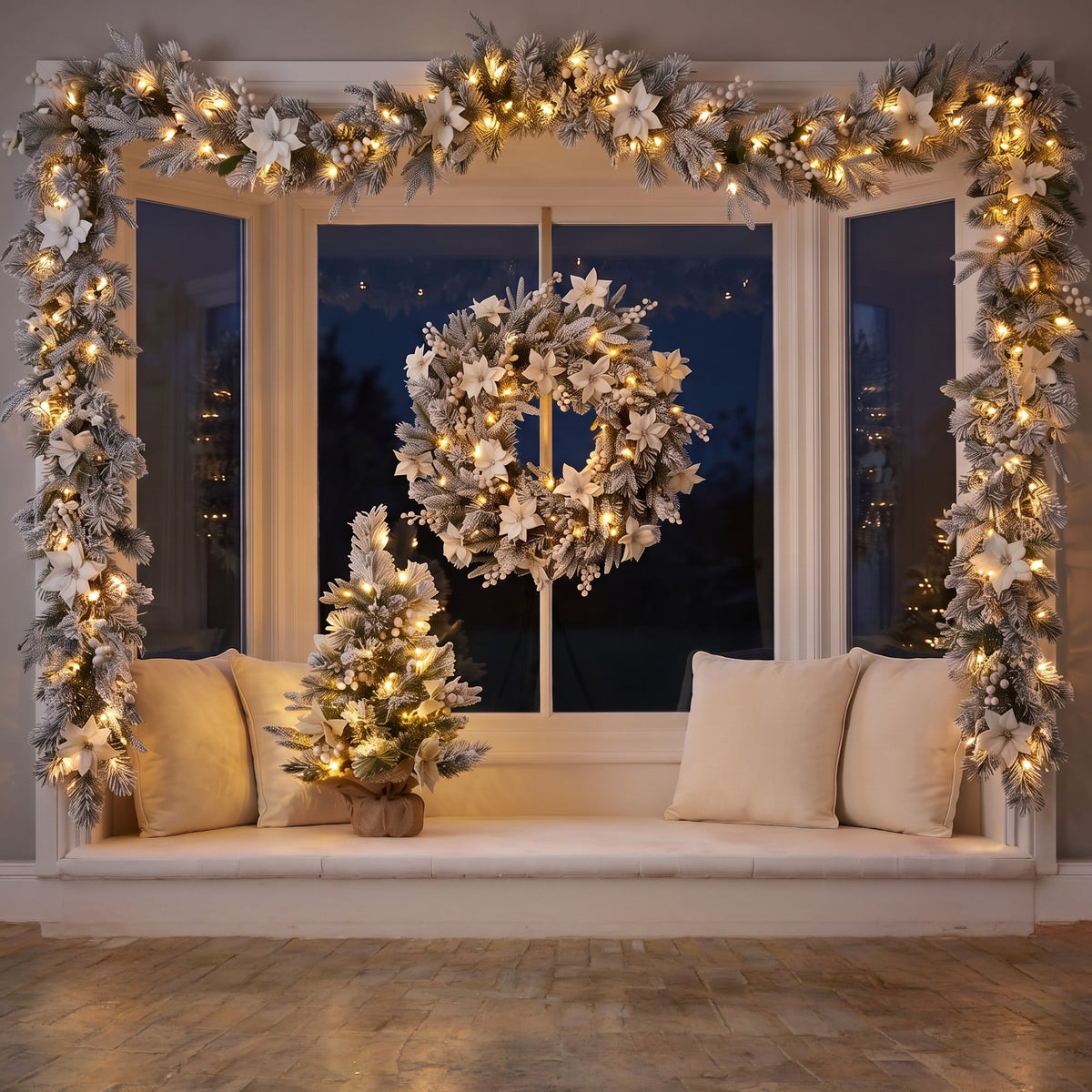 Frosted Christmas Set 61cm