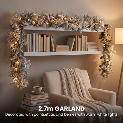 Frosted Christmas Set 61cm