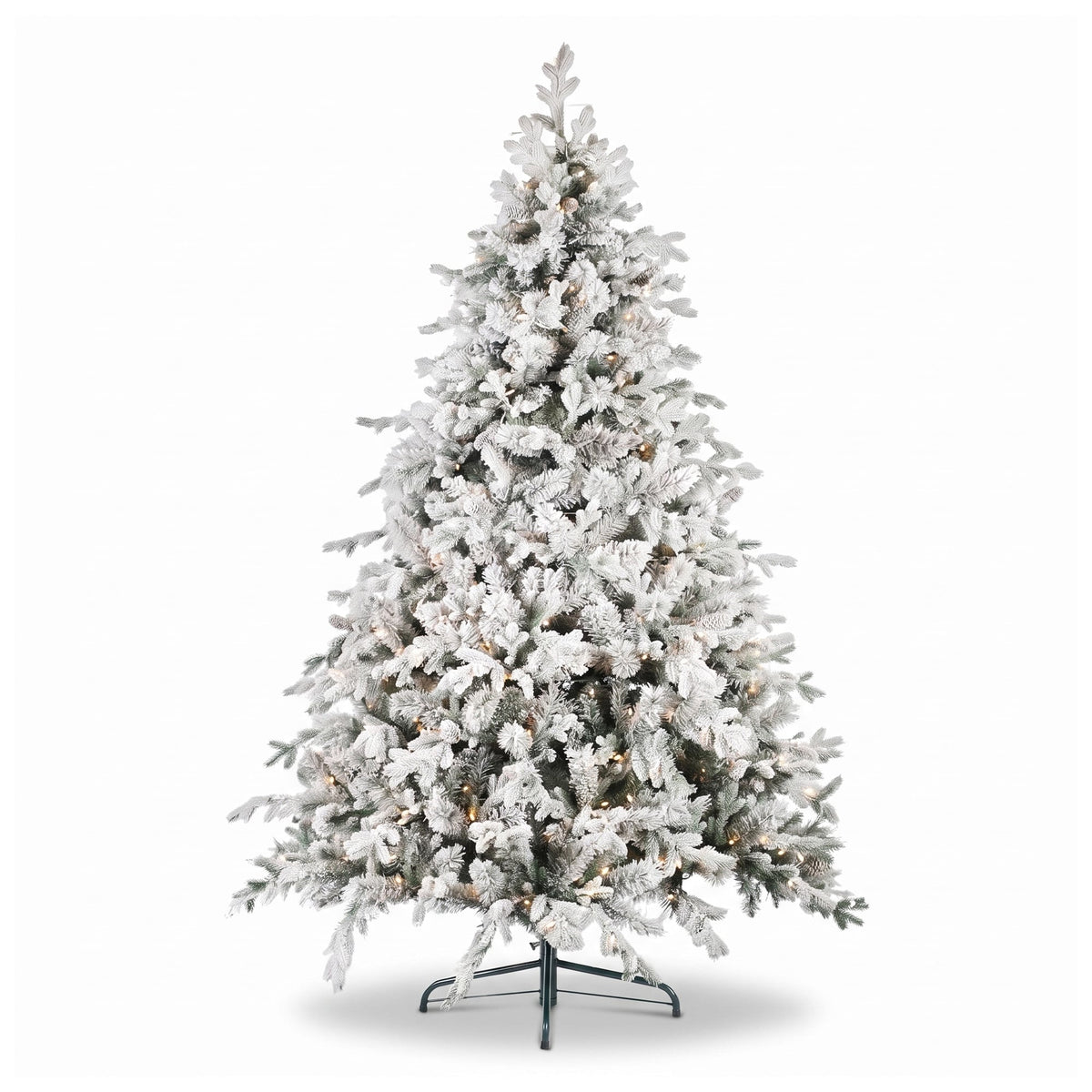 Pre Lit Christmas Tree Flocked