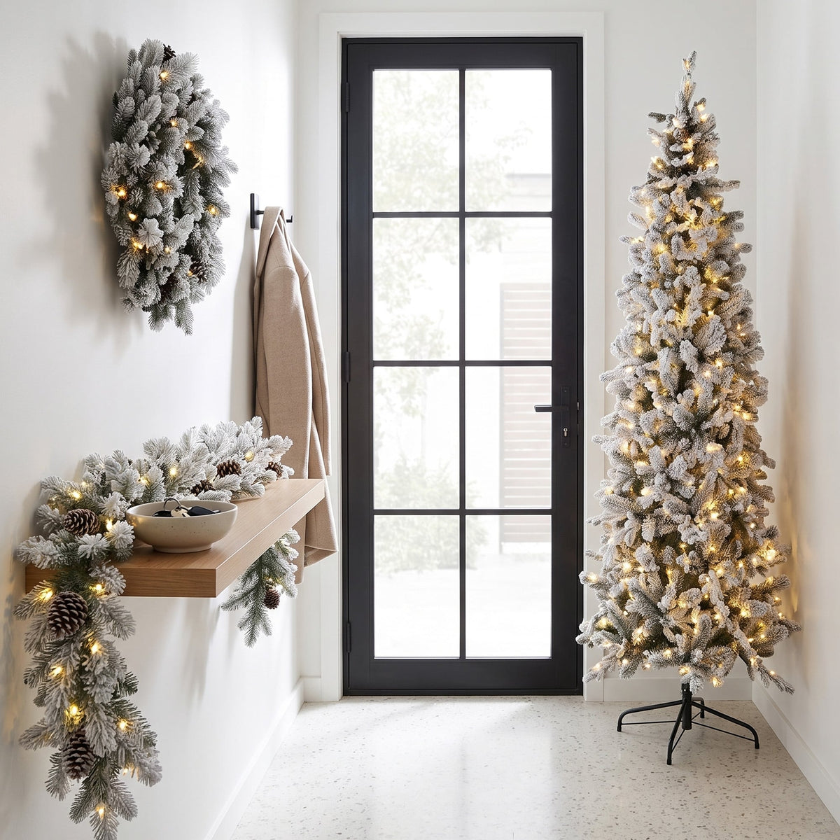 Pre Lit Christmas Tree White