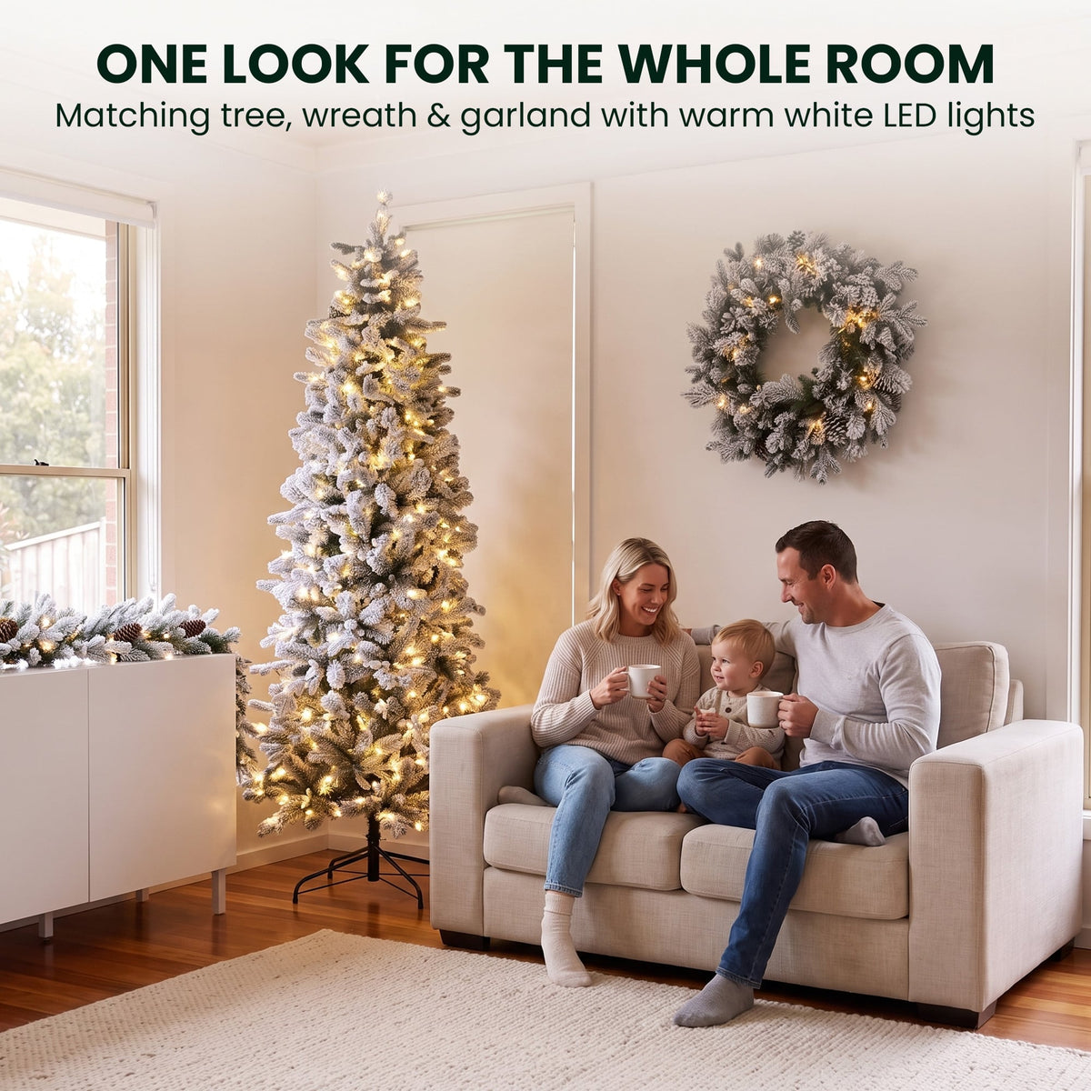 Pre Lit Christmas Tree White
