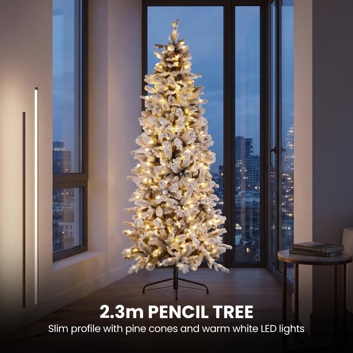 Pre Lit Christmas Tree White