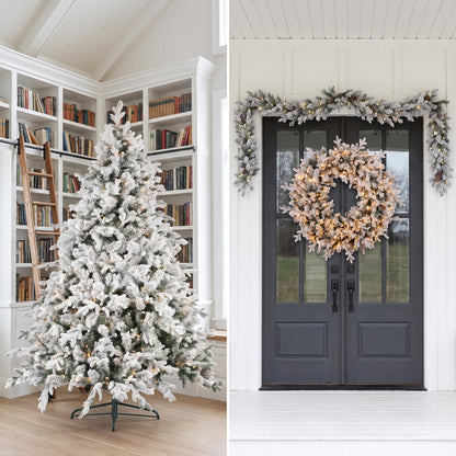 Pre Lit Christmas Tree 9ft Natural