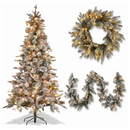 Snowy Christmas Tree 2.3m