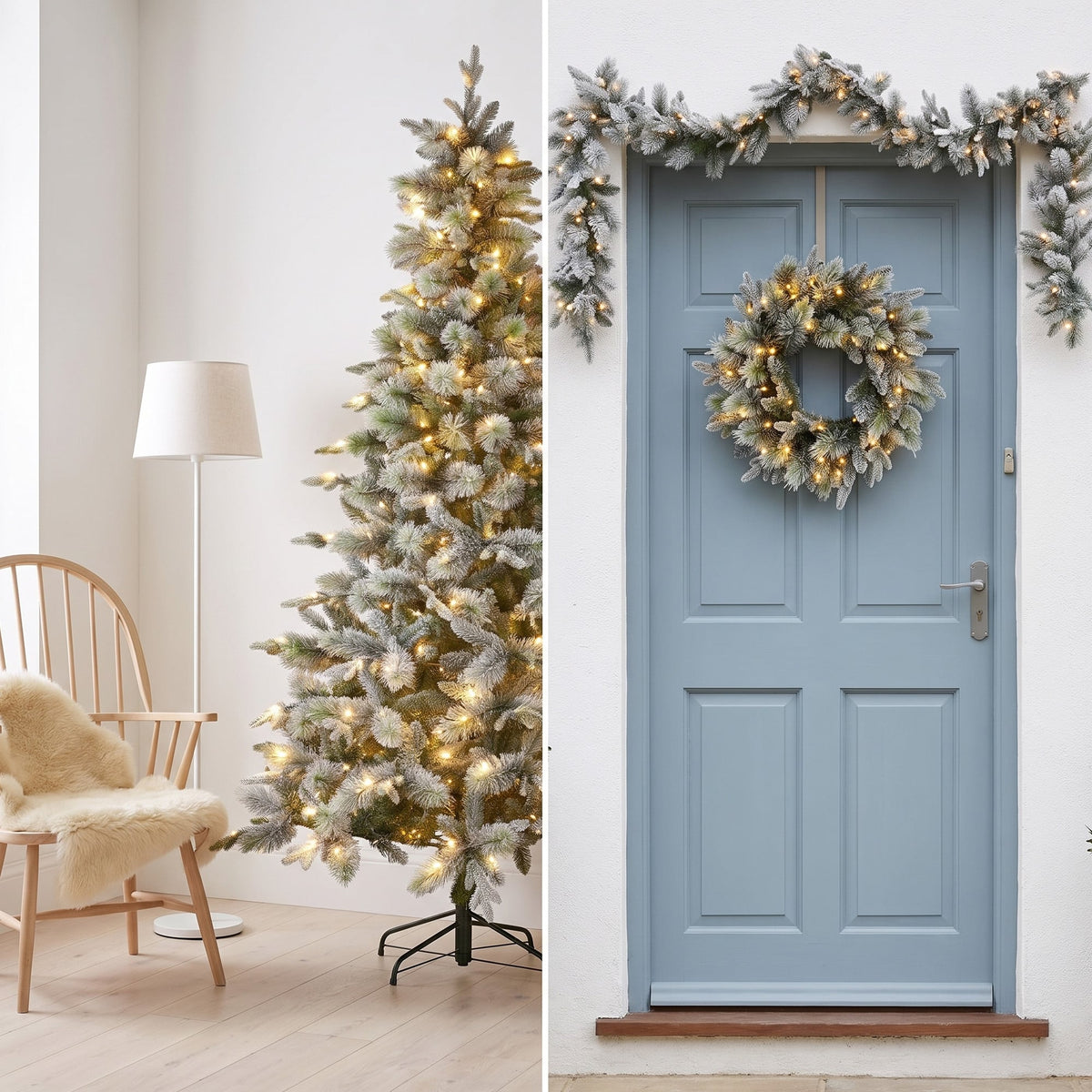 Snowy Christmas Tree 2.3m