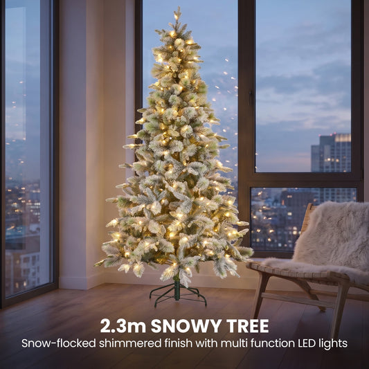 Snowy Christmas Tree 2.3m