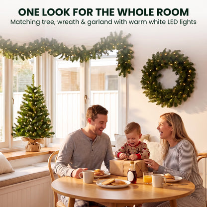 Green Christmas 3pc Set Steel